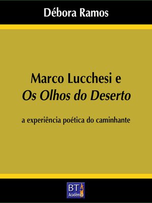 cover image of Marco Lucchesi e Os olhos do deserto